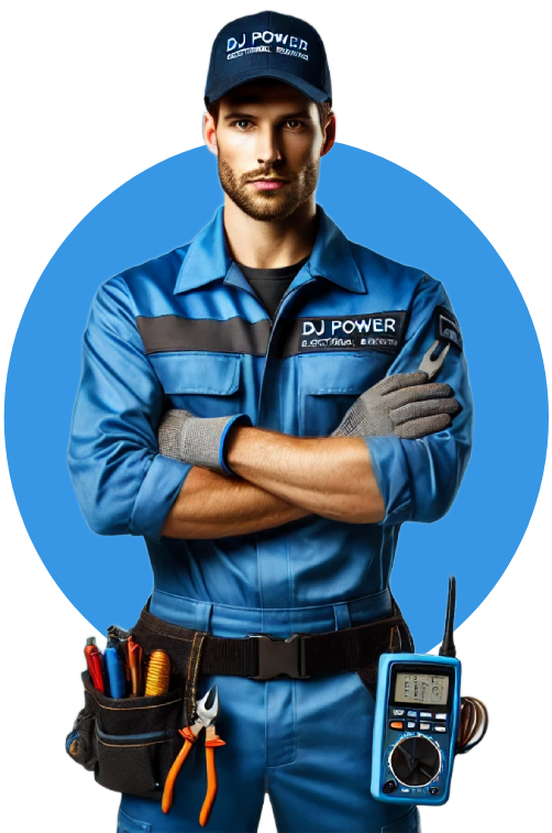 DJ Power Electrical Services Team at Work